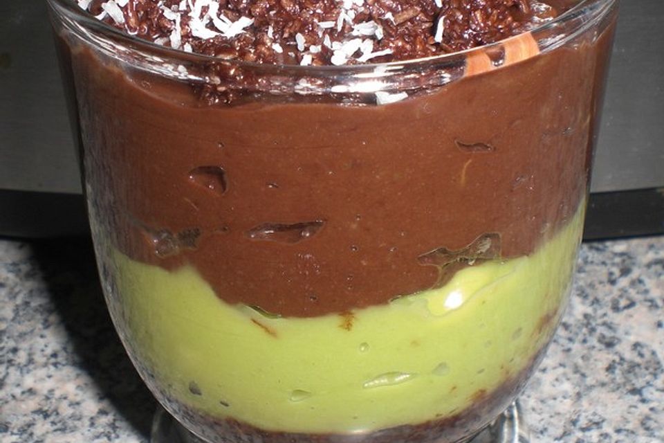 Avocado-Schoko-Creme/Mousse