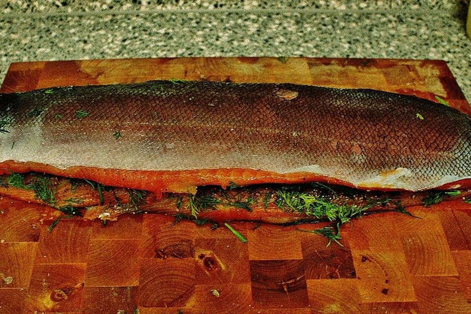 Graved Lachs à la Gabi