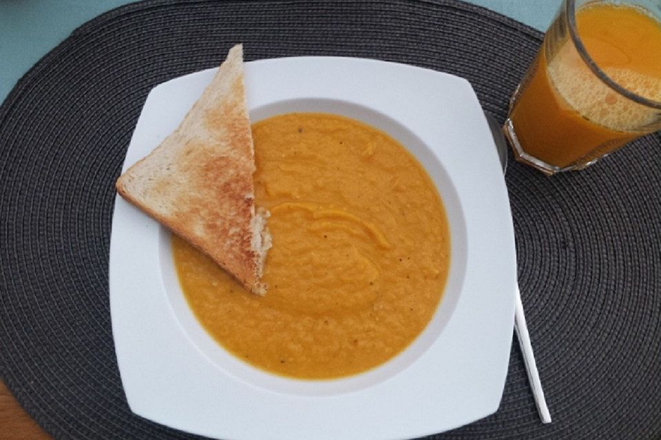 Süßkartoffelsuppe