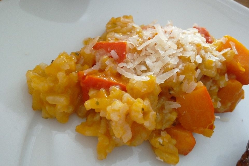 Kürbis-Risotto