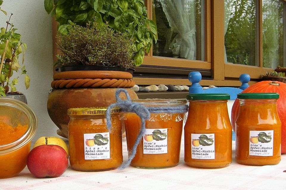 Apfel-Kürbis-Marmelade