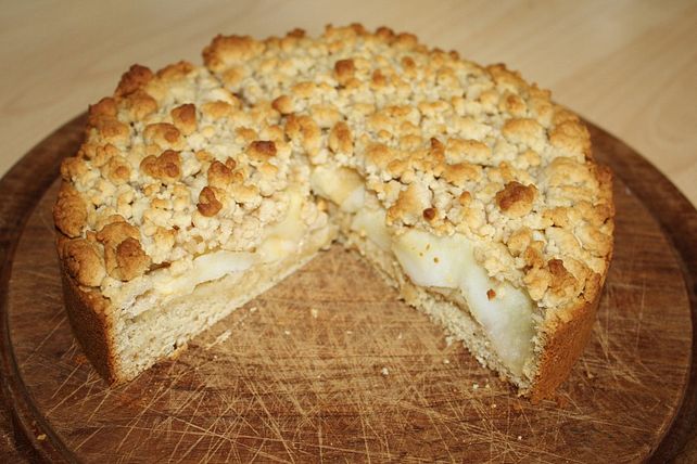 Kleiner Honig-Apfelkuchen mit Kokos-Zimtstreuseln von Tilruna| Chefkoch