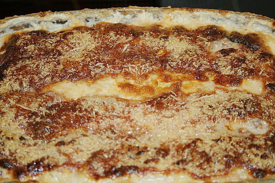 Kartoffelgratin mit frischem Thunfisch