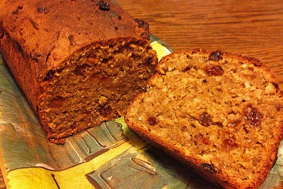 Süsskartoffel-Rosinen-Brot