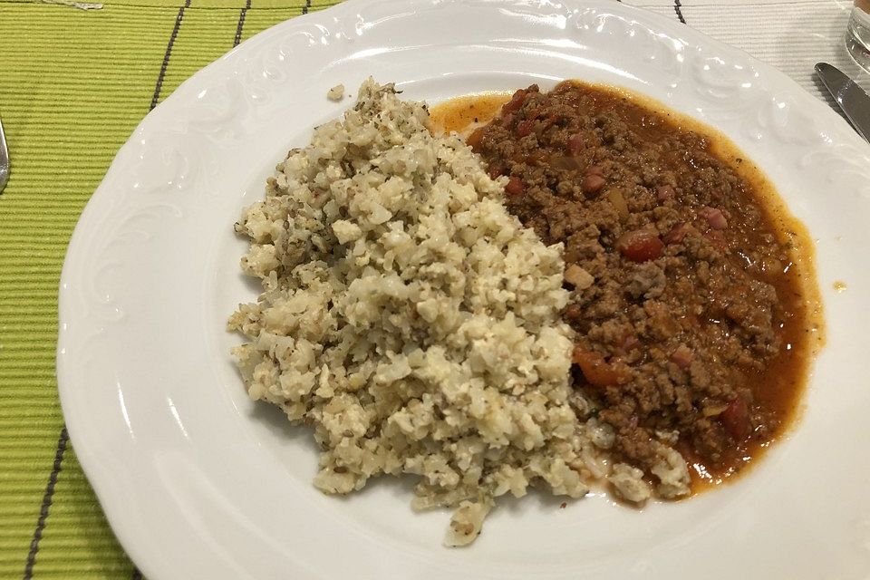 Gemüse Couscous à la Bolognese