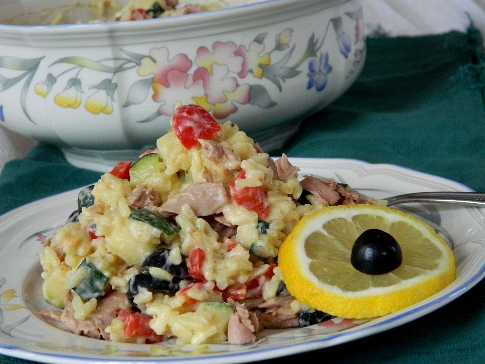 Reissalat mit Gemüse und Thunfisch von Kuchenhexe87| Chefkoch