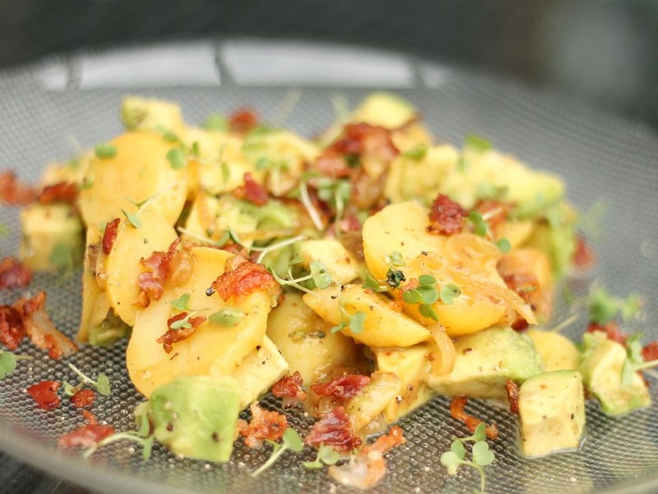 Avocado-Kartoffelsalat mit krossem Bacon von Fairy_Pie| Chefkoch