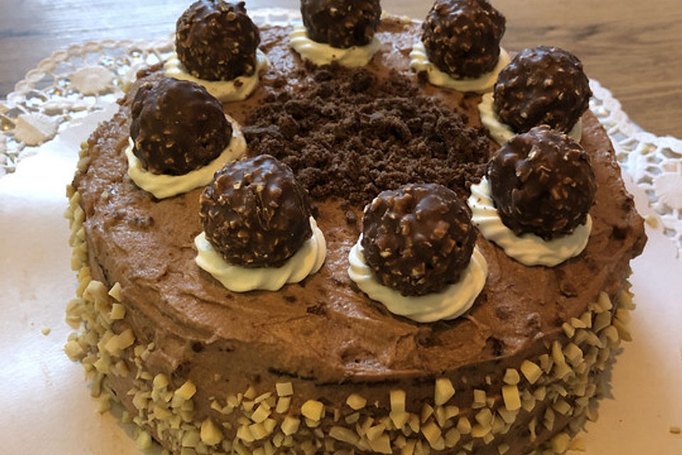 Rocher Torte Von Backfee Katinka Chefkoch