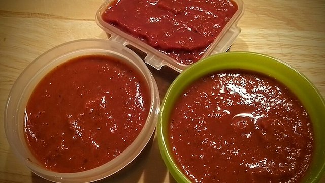 Pizzasoße auf Vorrat