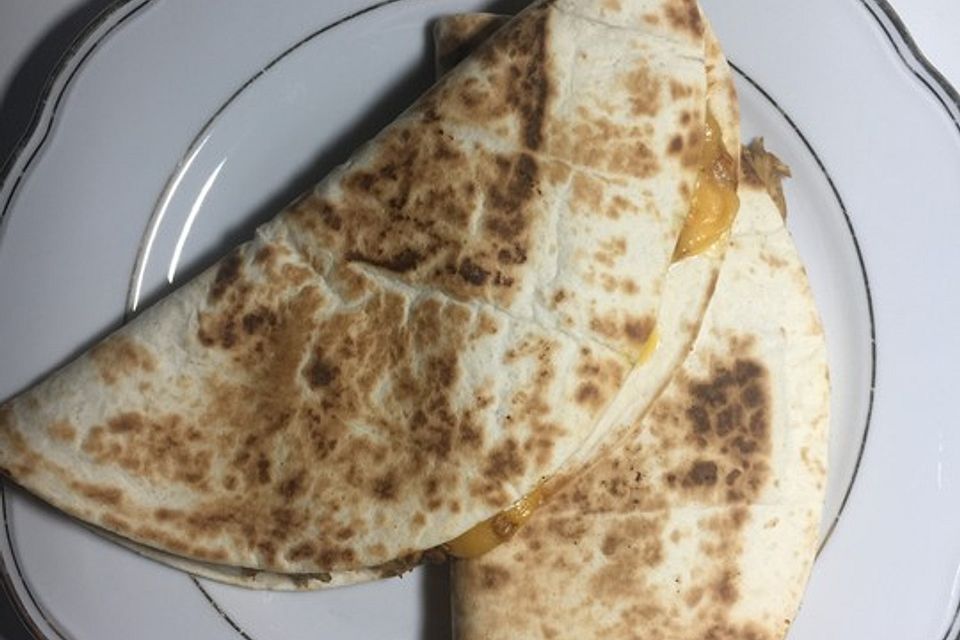 Hühnchen-Barbecue-Quesadilla