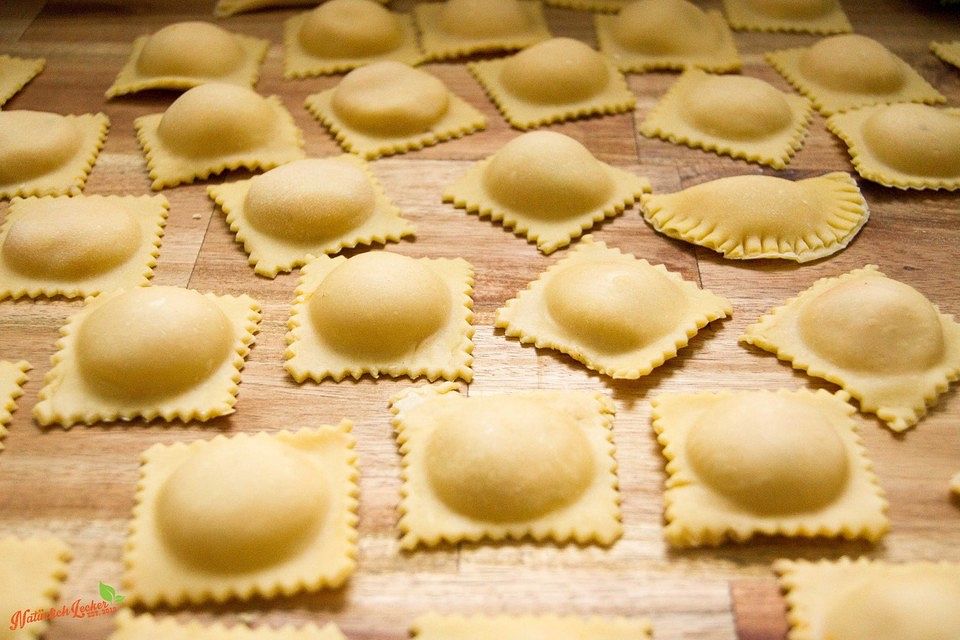 Ravioli mit Kürbisfüllung