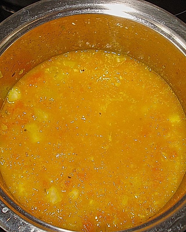 Curry - Möhren - Cremesüppchen