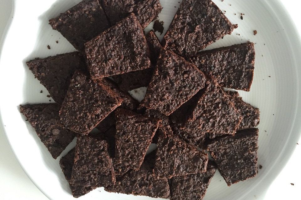 Schwarze Bohnen Brownies