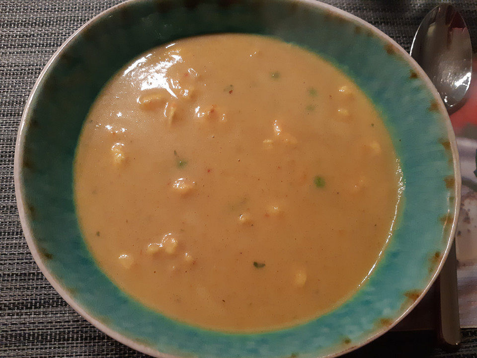 Garnelen-Curry-Suppe mit Banane von DeusMortis| Chefkoch
