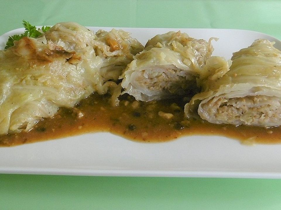 Wirsingroulade mit Kartoffelfüllung von Fraya13| Chefkoch