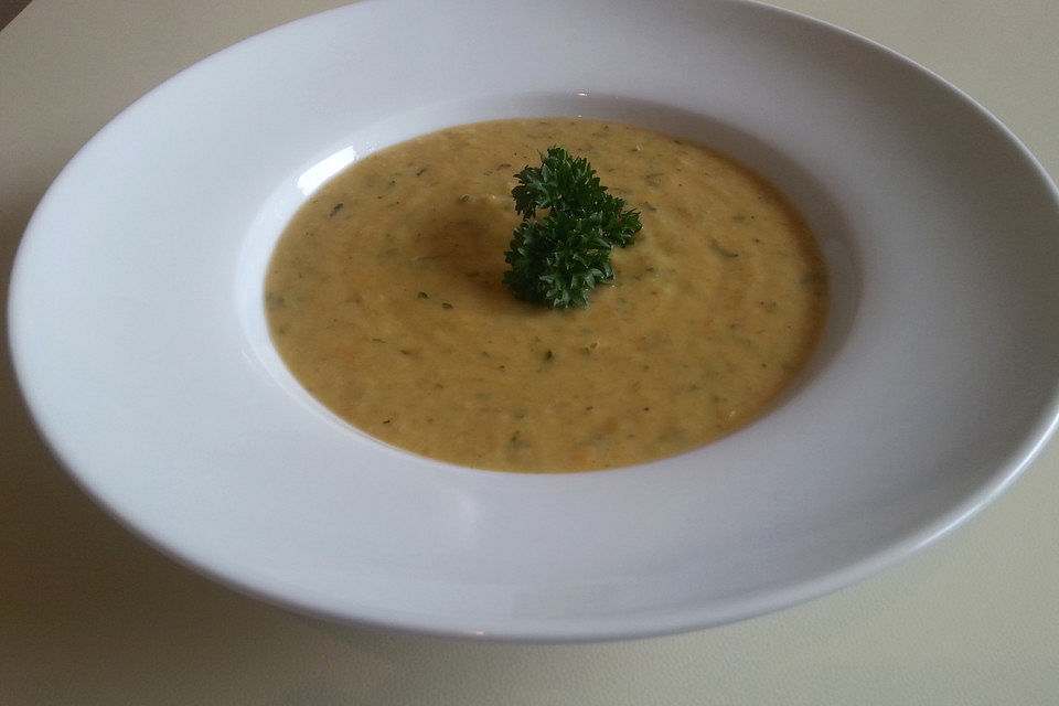 Grüne Kartoffelsuppe