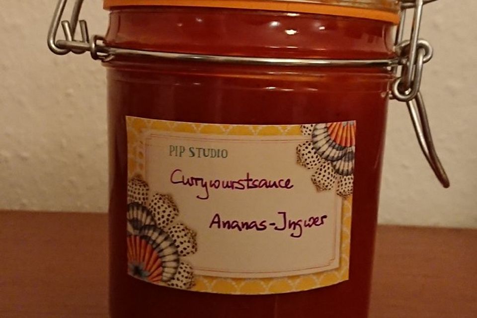 Ananas-Ingwer-Currysauce Ananas-Ingwer-Currysauce