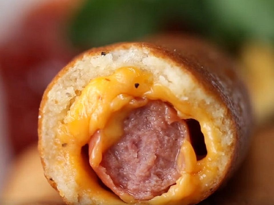 Käse-Hot-Dogs im Teigmantel von Martin61212| Chefkoch