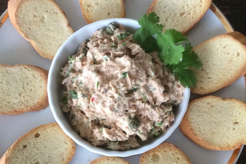 Rillette vom Thunfisch mit Curry