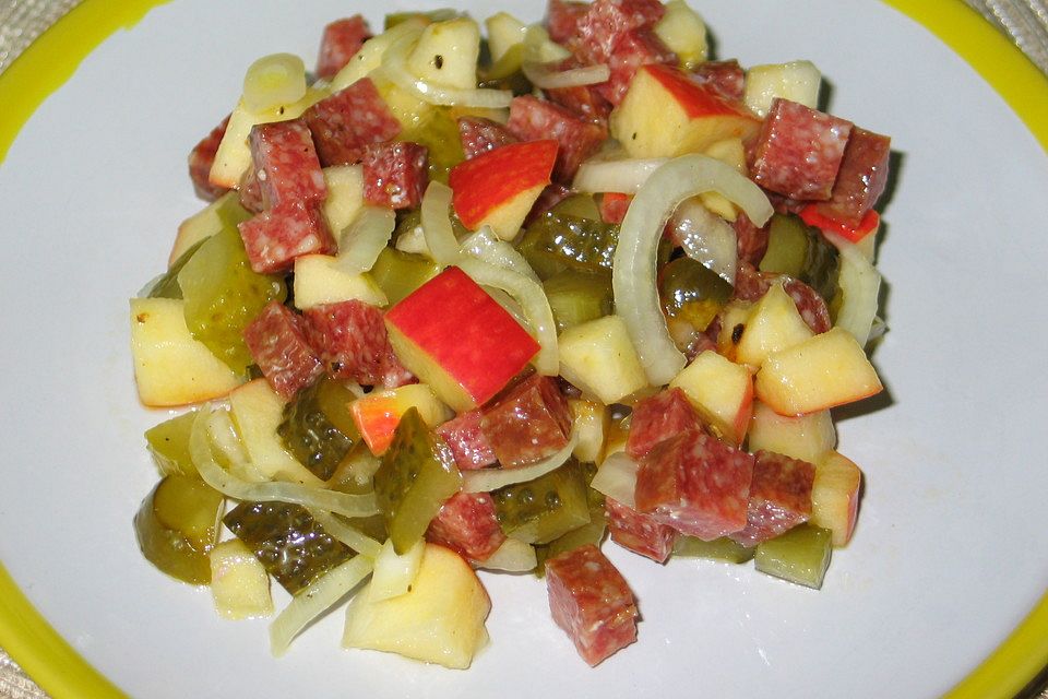 Apfel-Wurstsalat à la Gabi