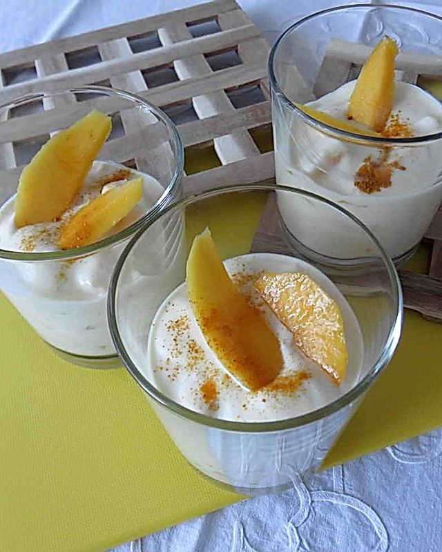 Mango-Zitronenquark