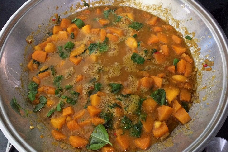 Kürbis-Mango-Curry