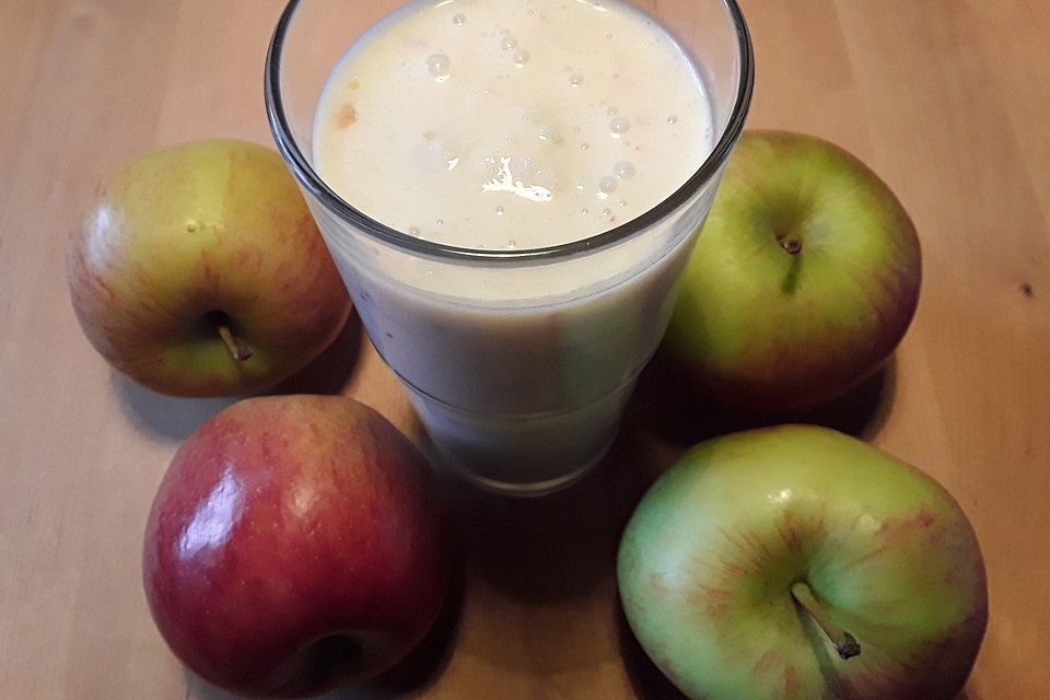 Apfel-Vanille-Drink