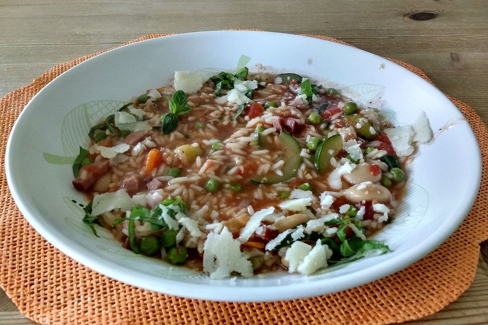 Gemüsesuppe italienische Art