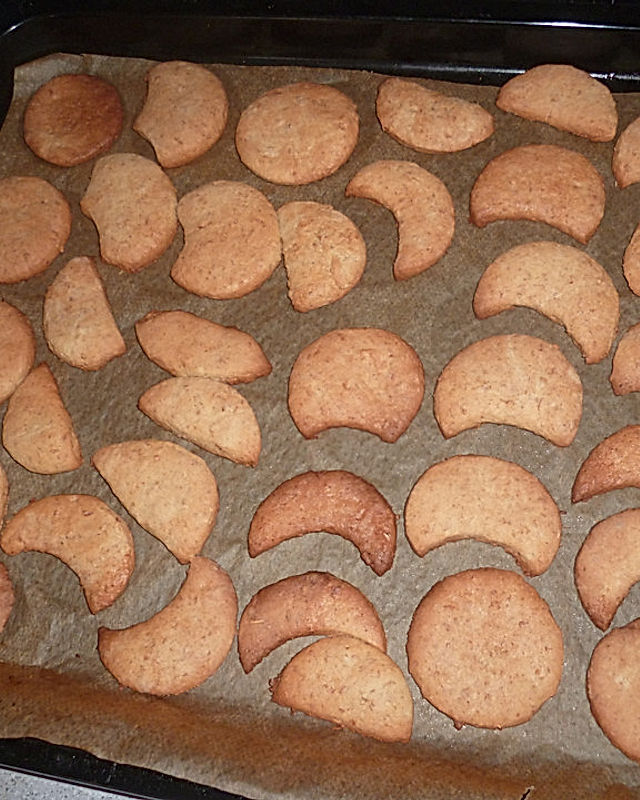 Dinkel-Mürbeteig-Kekse mit Crème fraîche