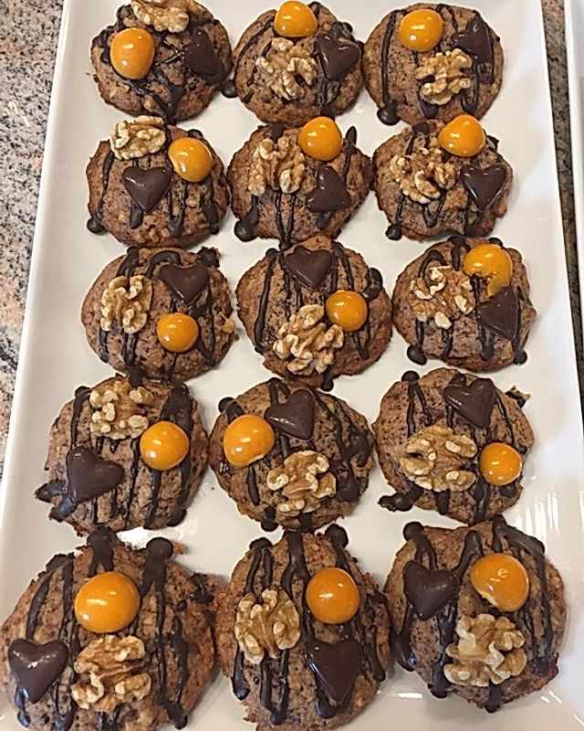 Walnuss-Orangen-Cookies