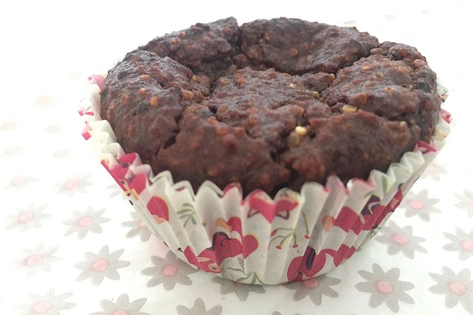 Gesunde Schoko-Bananen-Quinoa-Muffins