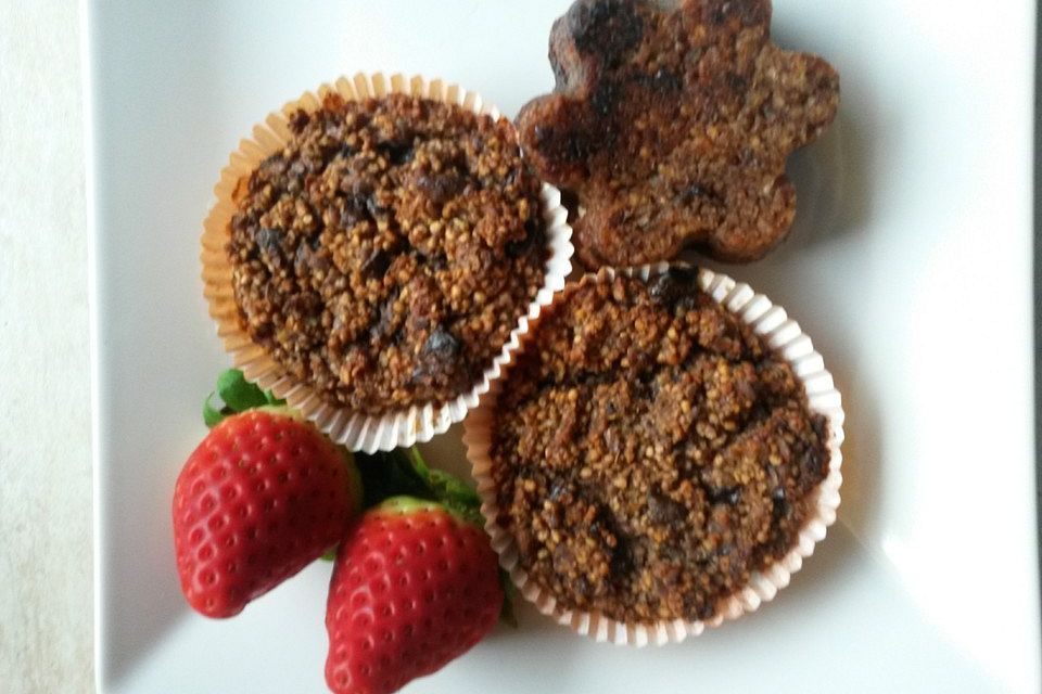 Gesunde Schoko-Bananen-Quinoa-Muffins