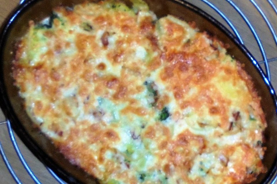 Brokkoli-Kartoffel-Gratin à la Didi