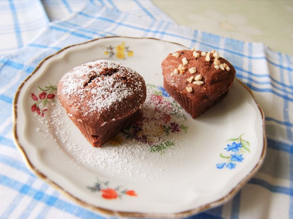 Mandel-Kakao-Muffins von livolett| Chefkoch