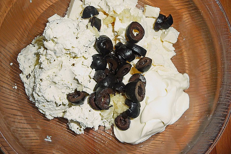 Feta - Aufstrich mit Oliven