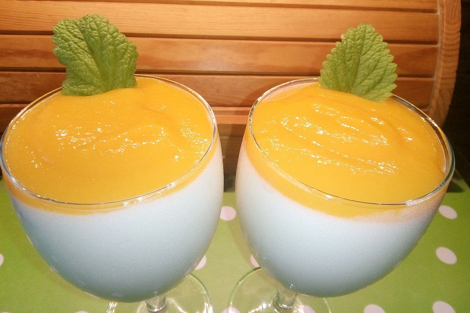 Mango-Quark Dessert