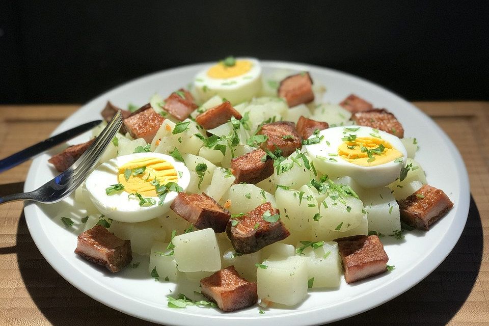 Buntes Kohlrabi - Eier Ragout