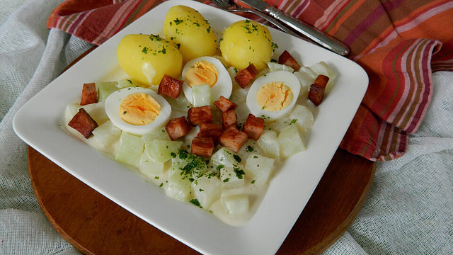 Buntes Kohlrabi-Eier-Ragout von Balou09