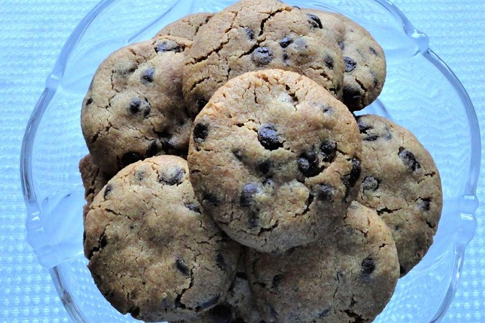 Vegane Chocolate Chip Cookies