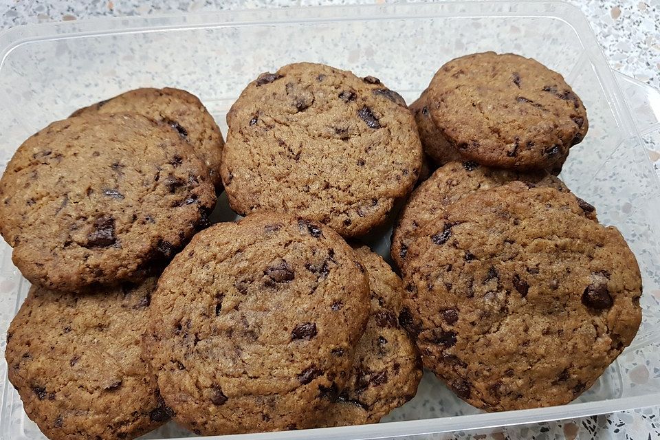 Vegane Chocolate Chip Cookies