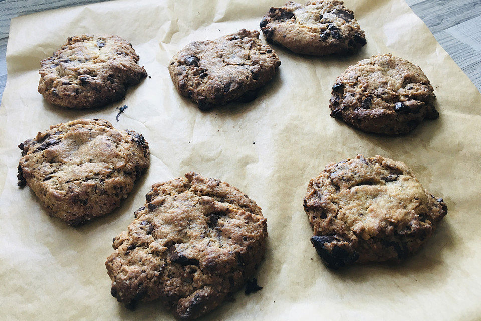 Vegane Chocolate Chip Cookies