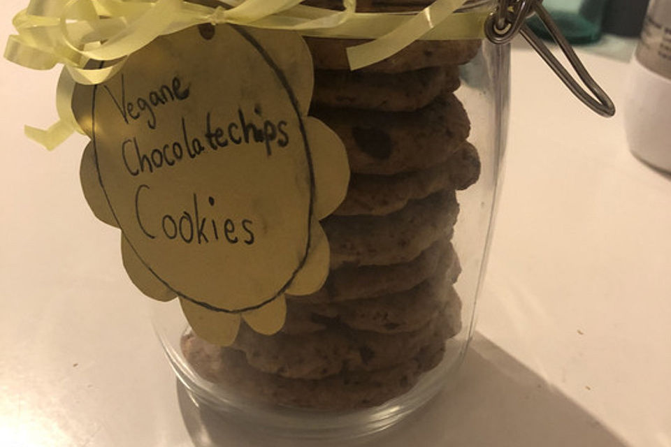 Vegane Chocolate Chip Cookies