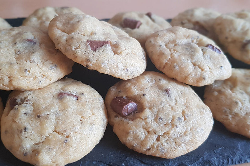 Vegane Chocolate Chip Cookies