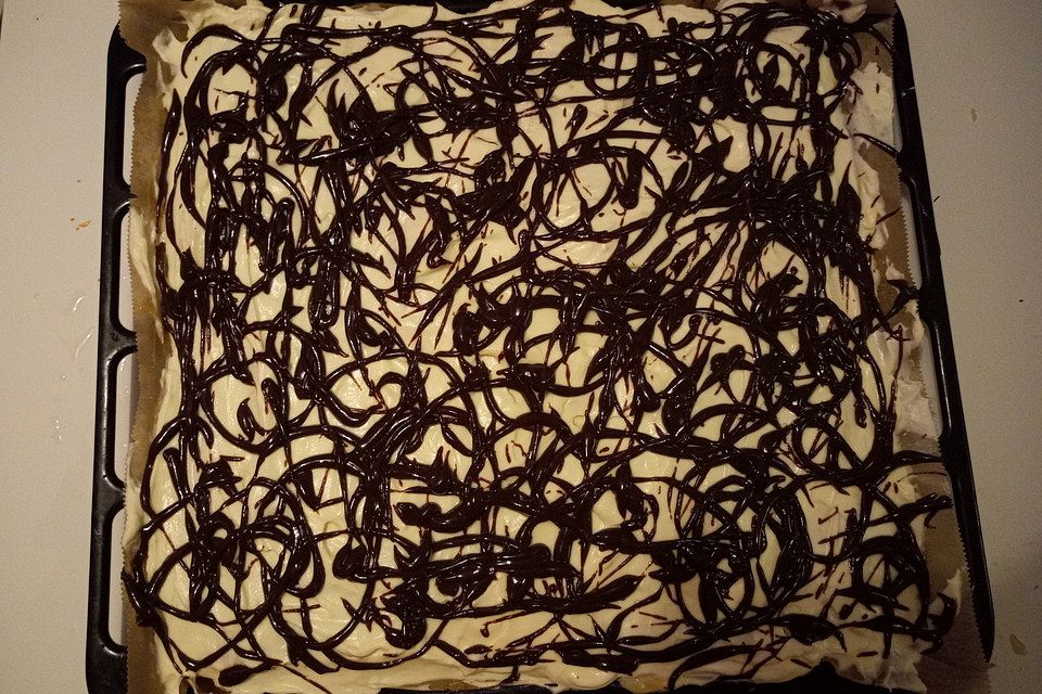 Bananensplit Blechkuchen Bananensplit Blechkuchen