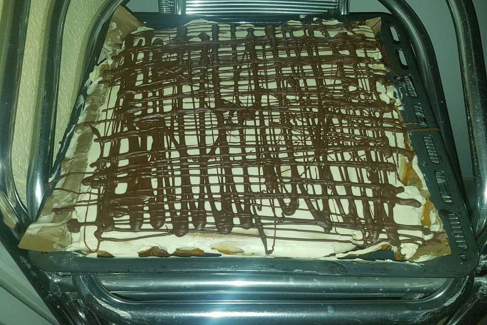Bananensplit Blechkuchen Bananensplit Blechkuchen