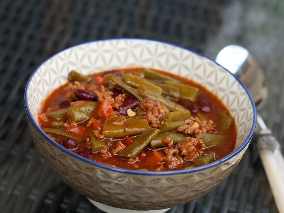 Grüne Bohnen Eintopf meets Chili con Carne von Baudze| Chefkoch