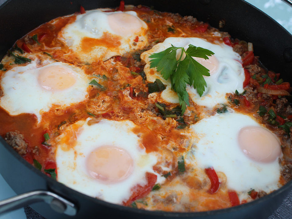 Türkisches Eiergericht mit Gemüse-Menemen von Meinerezepte_Aynur| Chefkoch