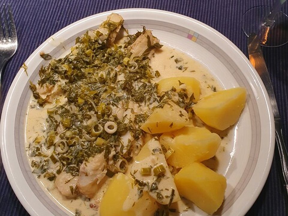Heilbuttfilet mit Kräutersauce à la Gabi von gabriele9272| Chefkoch