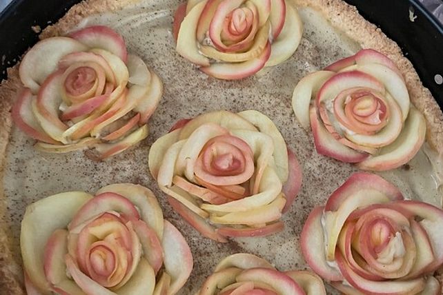 Apfelrosen-Kuchen von Amaya001| Chefkoch