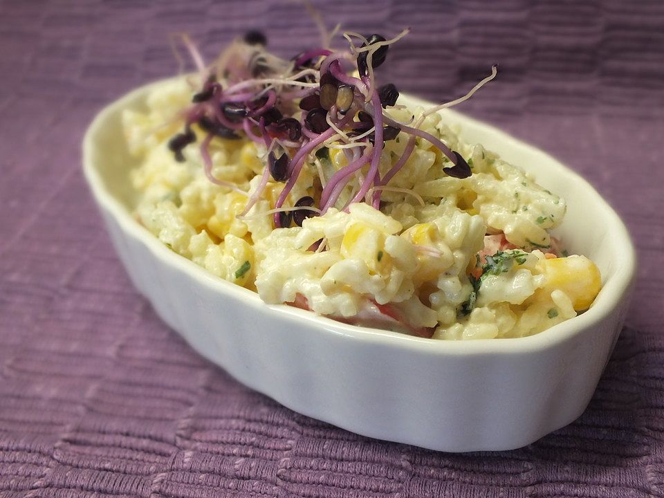 Curry-Reissalat mit Mais und Paprika von Liesbeth | Chefkoch